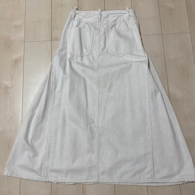LUCA(ルカ)のお値下げ‼️ルカ、ホワイトデニムロングスカート レディースのスカート(ロングスカート)の商品写真