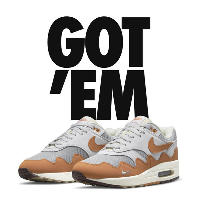 NIKE(ナイキ)のNIKE Air Max 1 x Patta  メンズの靴/シューズ(スニーカー)の商品写真