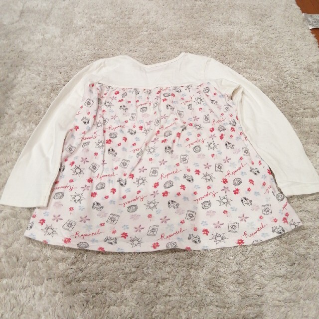 110cm ラプンツェル カットソー キッズ/ベビー/マタニティのキッズ服女の子用(90cm~)(Tシャツ/カットソー)の商品写真