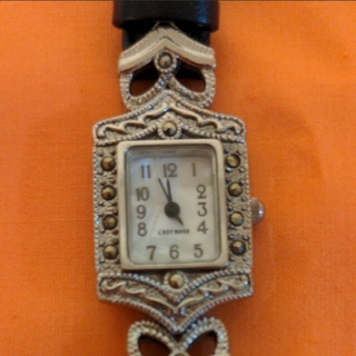 レストローズ(L'EST ROSE)の値下げ　レストローズ　腕時計　BAMBI　時計ベルト　黒(腕時計)
