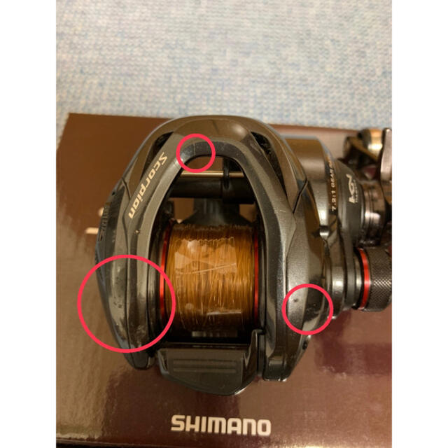 SHIMANO(シマノ)のシマノ ベイトリール スコーピオン 70HG  (CBF85-ブラック) スポーツ/アウトドアのフィッシング(リール)の商品写真