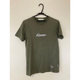 Reroom Tシャツ リルーム カーキ  3Dロゴ(Tシャツ/カットソー(半袖/袖なし))