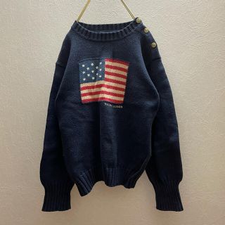 ラルフローレン(Ralph Lauren)のラルフローレン 星条旗  コットンニット(ニット)