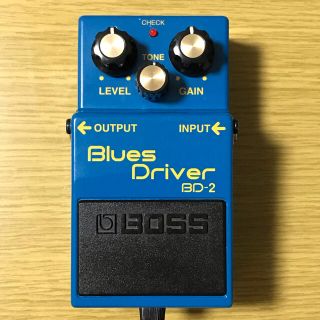 ボス(BOSS)の美品　BOSS BD-2 ブルースドライバー　動作確認済み(エフェクター)