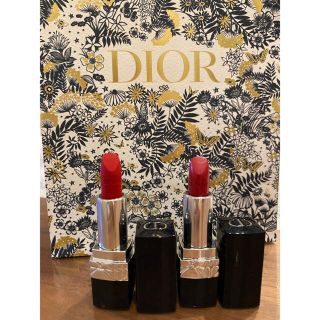 ディオール(Dior)のDIOR ミニリップ2本セット(口紅)