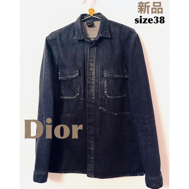 送料込み新品 Dior ディオール デニム ジャケット シャツ サイズ38 送料込