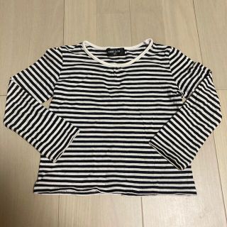 コムサイズム(COMME CA ISM)のCOMME CA ISM ボーダーロングTシャツ 90(Tシャツ/カットソー)