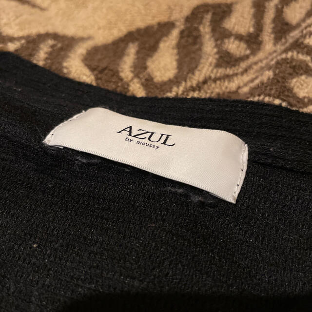 AZUL by moussy(アズールバイマウジー)のAZUL メンズ 黒 Tシャツ メンズのトップス(Tシャツ/カットソー(半袖/袖なし))の商品写真