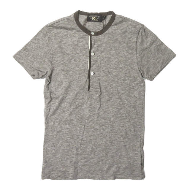 RRL S/S HEATHER HENLEY NECK TEE 半袖Ｔシャツ