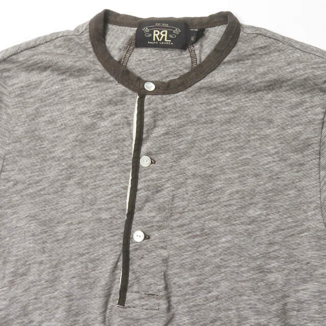 RRL(ダブルアールエル)のRRL S/S HEATHER HENLEY NECK TEE 半袖Ｔシャツ メンズのトップス(Tシャツ/カットソー(半袖/袖なし))の商品写真