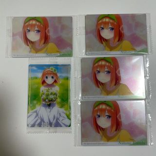 五等分の花嫁 ウエハース ♡(キャラクターグッズ)