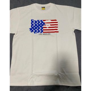 アベイシングエイプ(A BATHING APE)のBAPE UNDEFEATED コラボ2 白 XL(Tシャツ/カットソー(半袖/袖なし))