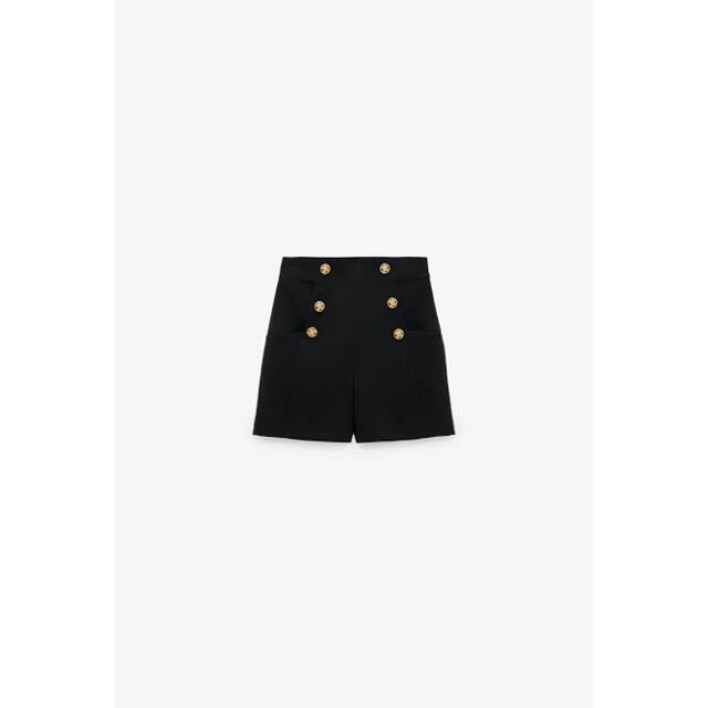 ZARA - ZARA ボタン付バミューダパンツ ショートパンツの通販 by ZARA - ZARA ボタン付バミューダパンツ ショートパンツの通販 by