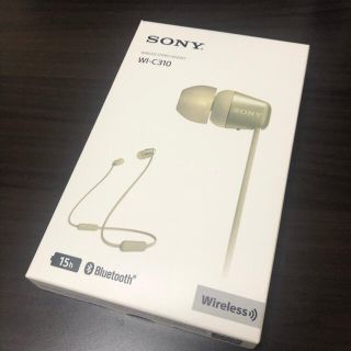 ソニー(SONY)のSONY ワイヤレス イヤホン WI-C310(N)(ヘッドフォン/イヤフォン)