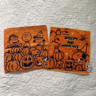 スヌーピー(SNOOPY)のタオルハンカチ ハンドタオル お手拭きタオル ハロウィン スヌーピー(ハンカチ)