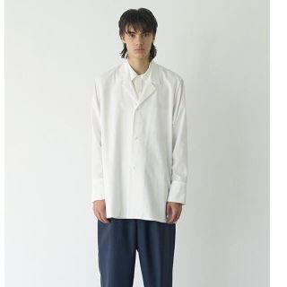 ヤエカ(YAECA)のneverlamp(ネバーランプ)Layered shirt (WHITE) S(Tシャツ/カットソー(七分/長袖))