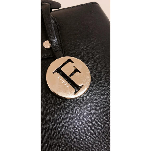 Furla(フルラ)の☆超美品☆送料無料☆FURLAフルラレザー2WAYハンドバッグ☆ブラック☆ レディースのバッグ(ハンドバッグ)の商品写真