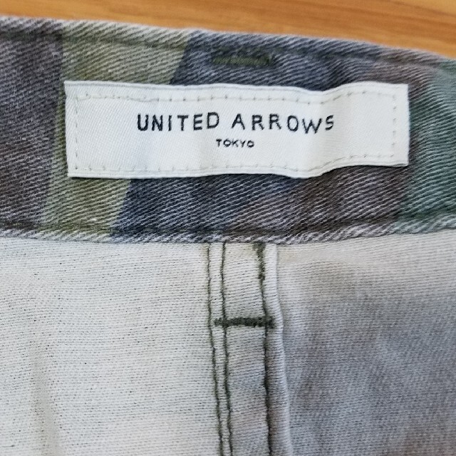 UNITED ARROWS　カモフラ　タイトスカート