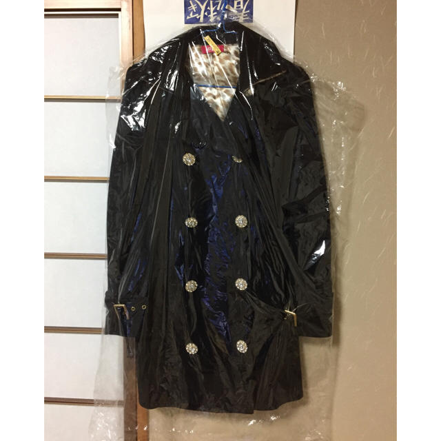 MA＊RS(マーズ)のMARS  黒  ヒョウ柄  コート レディースのジャケット/アウター(ピーコート)の商品写真