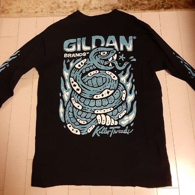 GILDAN(ギルタン)の新品　ギルタンのロンT(M) メンズのトップス(Tシャツ/カットソー(七分/長袖))の商品写真