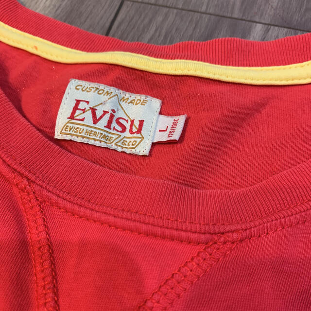 EVISU(エビス)のエビス Tシャツ L 赤 メンズのトップス(シャツ)の商品写真