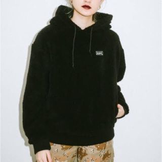 X-girl ボアパーカー 黒