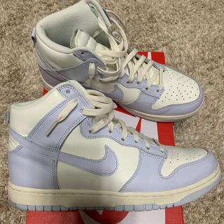 ナイキ(NIKE)のdunk hi ダンクハイ　フットボールグレー(スニーカー)