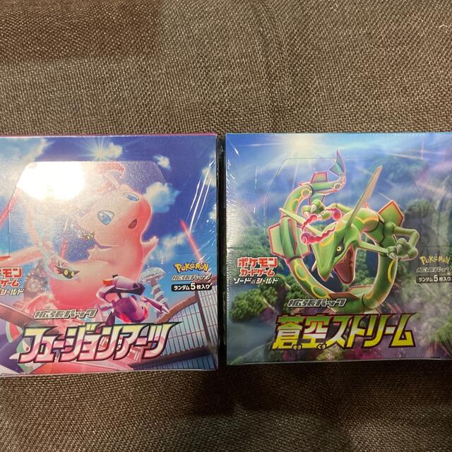流行に ポケモン 各1BOX 蒼天ストリーム・フュージョンアーツ - Box