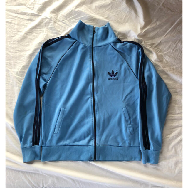 adidas   adidas s激レア 黒タグ 水色 ジャージ vintage 古着の