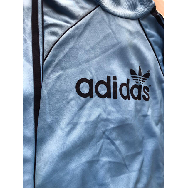 adidas - 【adidas 70s】激レア 黒タグ 水色 ジャージ vintage adidas - 【adidas 70s】激レア 黒タグ 水色 ジャージ vintage