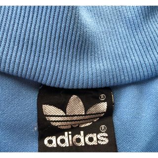 adidas - 【adidas 70s】激レア 黒タグ 水色 ジャージ vintage 古着の ...