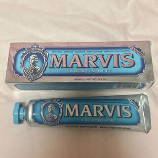 マービス(MARVIS)の【新品未使用】MARVIS(マービス) アクアミント(歯みがき粉) 85ml(歯磨き粉)