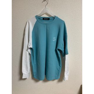 シュープ(SHOOP)のShoop シュープ　ロンT ロンティー　クレイジーパターン　ドッキング　アシメ(Tシャツ/カットソー(七分/長袖))