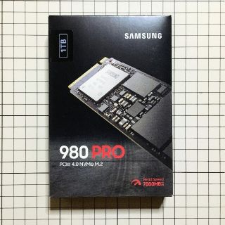 Samsung 980 PRO MZ-V8P1T0B/IT 1TB(PCパーツ)