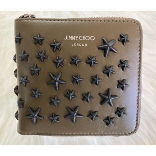 ジミーチュウ(JIMMY CHOO)の希少【証明書付き/新品未使用】JimmyChoo ラウンドジップウォレット(折り財布)