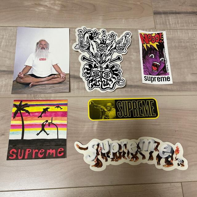 supreme ステッカー バーリントンリーヴィ コラボ 2枚セット