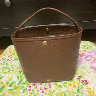 ノーブル(Noble)のchiiiibag ブラウン(ハンドバッグ)