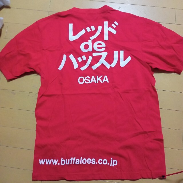 近鉄バファローズ レッドdeハッスルTシャツ メンズのトップス(Tシャツ/カットソー(半袖/袖なし))の商品写真