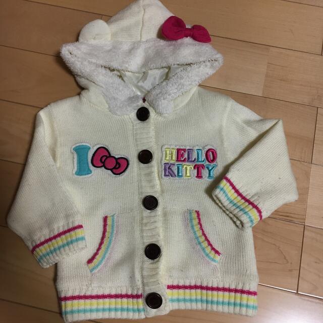 キティー　アウター　90 キッズ/ベビー/マタニティのキッズ服女の子用(90cm~)(ジャケット/上着)の商品写真