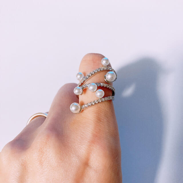 ete(エテ)のSpiral petit pearl ring 【2点のみ】 レディースのアクセサリー(リング(指輪))の商品写真