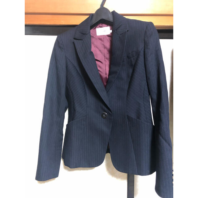 事務服 3点セット 7号 ENJOY レディースのフォーマル/ドレス(スーツ)の商品写真
