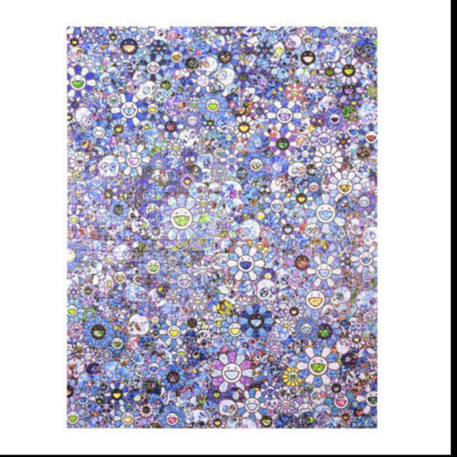 村上隆 SKULLS & FLOWERS BLUE SIGNAL パズル 村上隆 SKULLS & FLOWERS BLUE SIGNAL パズル