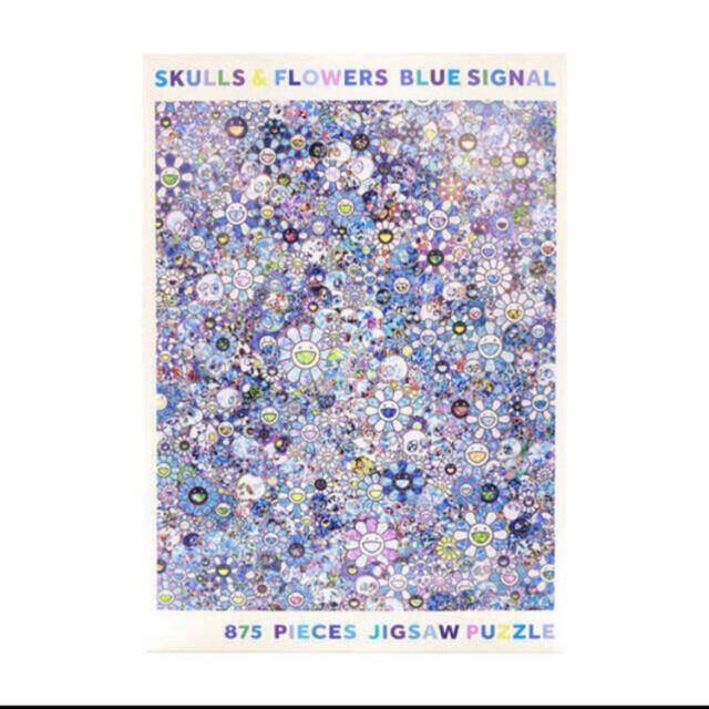 村上隆 SKULLS & FLOWERS BLUE SIGNAL パズル エンタメ/ホビーの美術品/アンティーク(その他)の商品写真