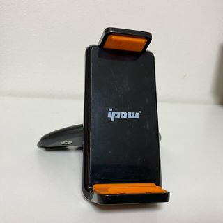  Ipow CDスロット取付型　360度回転 タブレット　スマホ車載ホルダー (車内アクセサリ)