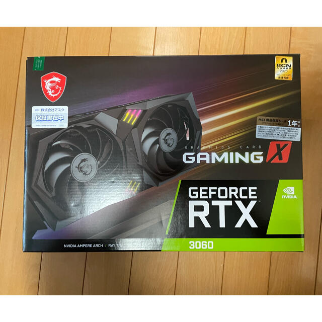 MSI GeForce RTX 3060 GAMING X 12GPC/タブレット