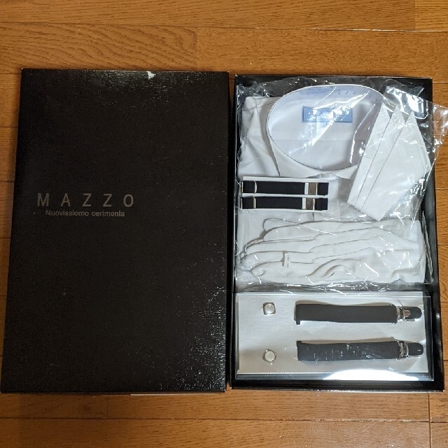 MAZZO 結婚式用 モーニングシャツセット LLサイズ