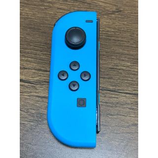 ニンテンドースイッチ(Nintendo Switch)のNo8　極美品　ジョイコン　ネオンブルーL(携帯用ゲーム機本体)