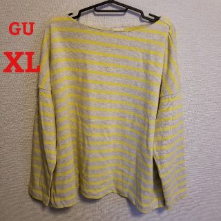 ジーユー(GU)の【新品未使用タグ付き】GU長袖Tシャツ（XL）(Tシャツ(長袖/七分))