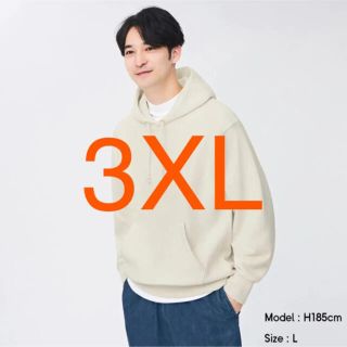 GU ヘビーウェイトパーカ　グレー　ナチュラル　グレー　3XL