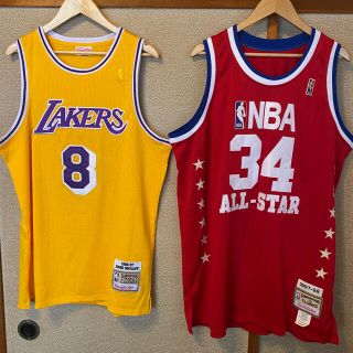 ミッチェルアンドネス(MITCHELL & NESS)の【2点セット】NBA コービー・ブライアント、シャキール転・オニール ジャージ(バスケットボール)